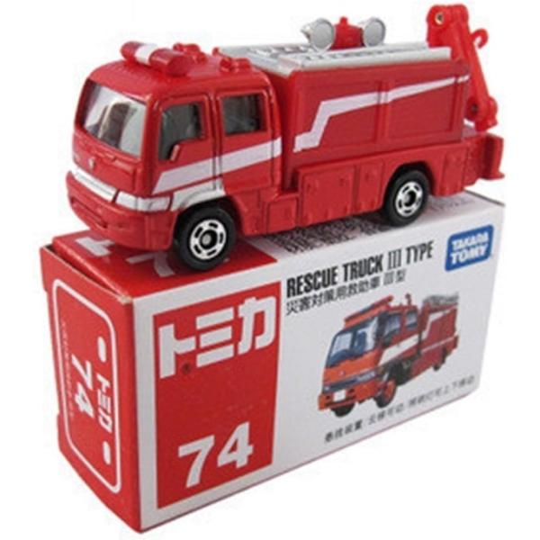 新品 トミカ 　74 レスキュートラックIIIタイプ 消防車  240001027366