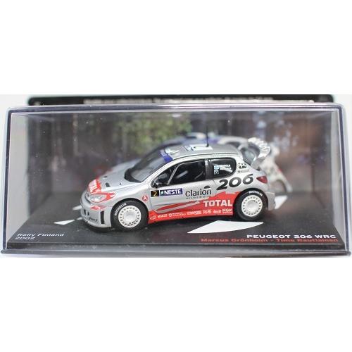 新品 1/43 デアゴスティーニ ラリーカーコレクション プジョー 206 WRC 24000101...
