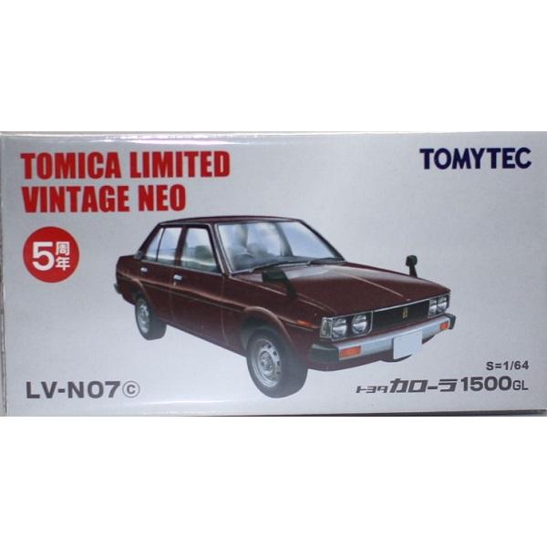 新品 トミカ リミテッドヴィンテージ TLV-NO7c カローラ1500GL茶色 240001028...