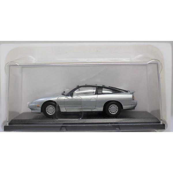 【新品】1/43 アシェット 日産名車コレクション　180SX　RS　ブルーグレー（1989） 24...