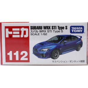トミカ赤箱 112 スバルWRX STI Type S(初回特別仕様) : ミニカー