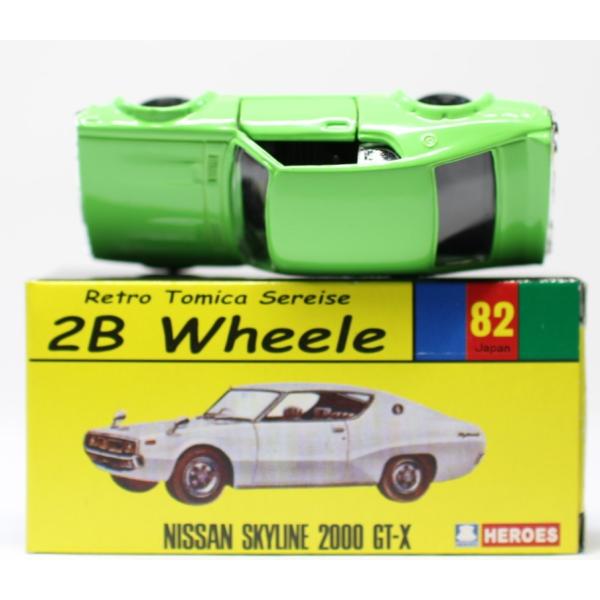 USED　トミカ　ノスタルジックヒーローズ特注　２B　Wheele 82 ニッサン　スカイライン　G...