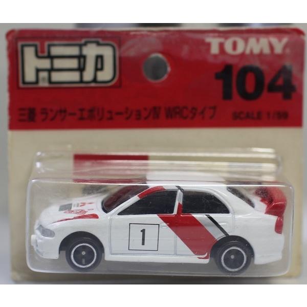 【USED】トミカ (ブリスター) No.104 三菱ランサーエボリューション.IV WRCモデル ...