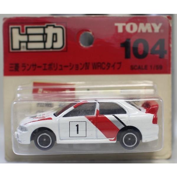 【USED】トミカ (ブリスター) No.104 三菱ランサーエボリューション.IV WRCモデルシ...