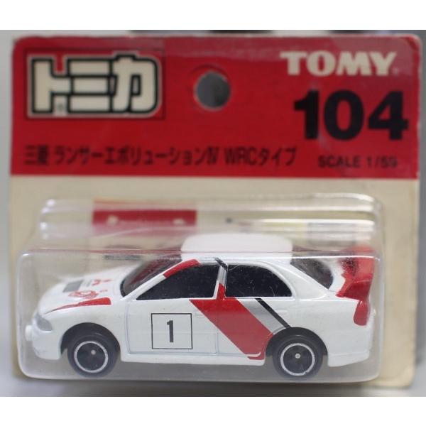 【USED】トミカ (ブリスター) No.104 三菱ランサーエボリューション.IV WRCモデル ...