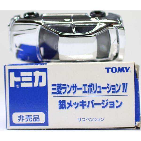 USED　トミカ　非売品　三菱　ランサーエボリューション　IV　銀メッキバーション 24000102...
