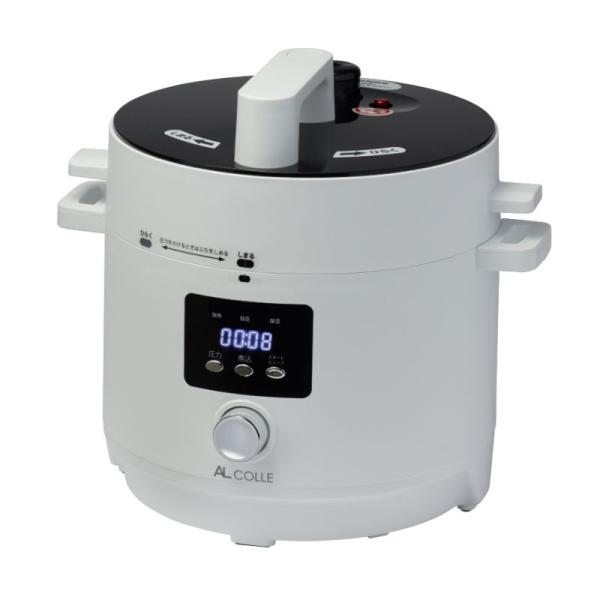 アルコレ 電気圧力鍋『らくなべ』 APC-T120 ホワイト 正規品 便利 自動調理 電気鍋 ほった...
