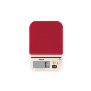 [在庫処分] タニタ(TANITA) キッチンスケール KJ-210MRD レッド デジタルクッキン...
