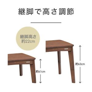 コイズミ ソファ用こたつ ダークブラウン KS...の詳細画像4