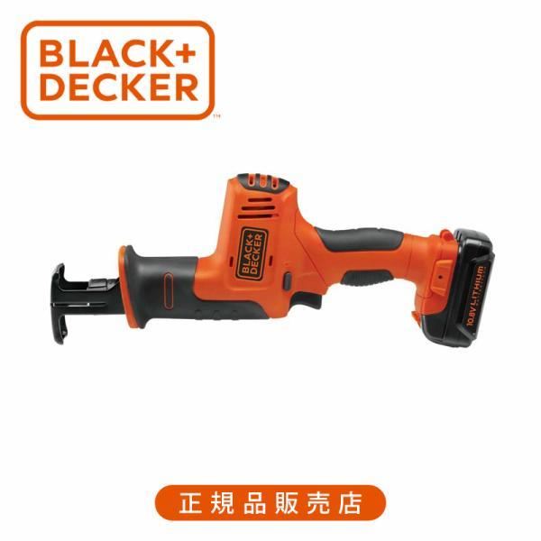 ブラック・アンド・デッカー(BLACK+DECKER) 10.8V コードレスレシプロソー [バッテ...