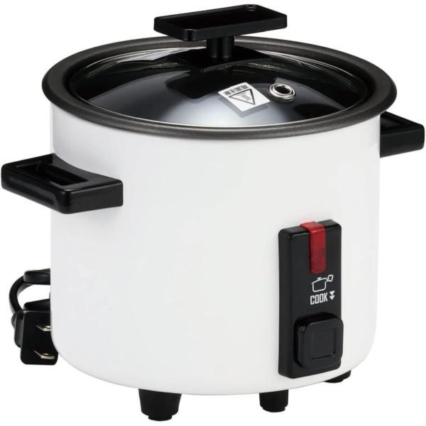 蔵王産業 ライスクッカー 0.5合 1合 1.5合炊き ミニ 炊飯器 RC-1.5013 ホワイト ...