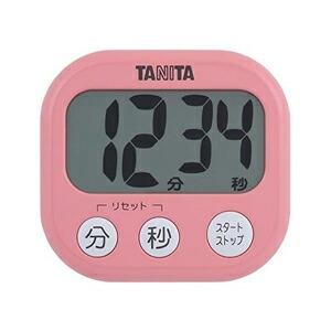[在庫処分]タニタ(TANITA) キッチンタイマー でか見え TD-384 ピンク 正規品 クッキングタイマー マグネット式 シンプル 大きい表示 新品 在庫限り TD384PK|||