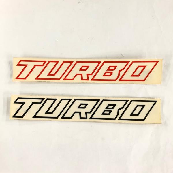 TURBO　ステッカー　赤/黒