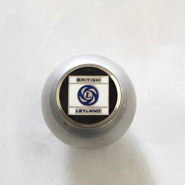 丸型アルミシフトノブ・ビックマーク(ブリティッシュレイランド)