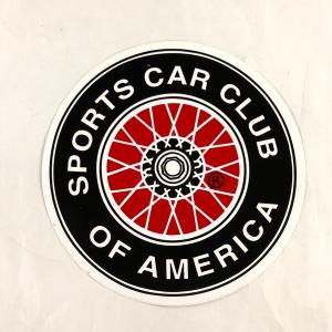 SPORTS　CAR　CLUB　OF　AMERICA　ステッカー｜minimaruyama