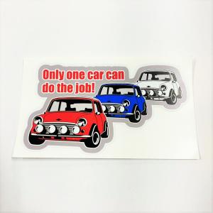 ONLY ONE CAR CAN DO THE JOB　ステッカー｜minimaruyama