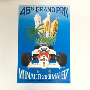 現品　45th　GRAND　PRIX　MONACO ポスター｜minimaruyama