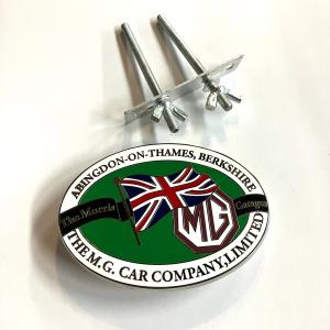 MG 現品 MG CAR CLUB カーバッチ・グリーン : ミニマルヤマ - 通販 