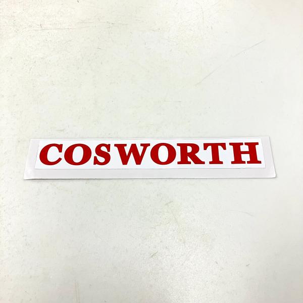 COSWORTH　赤文字ステッカー・スモール