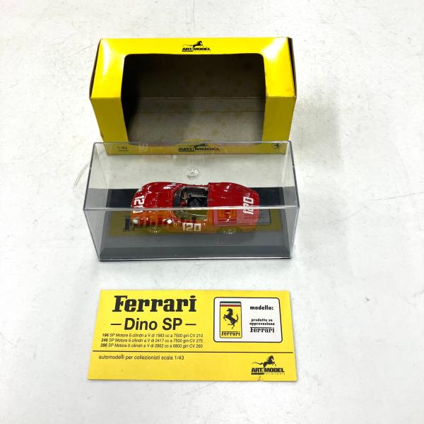 新品　現品　ARTMODEL 1/43 Ferrari Dino SP　ミニカー