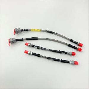 グッドリッチステンレスブレーキホースセット・ブラックカバー : ミニ