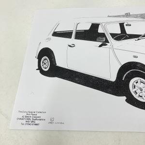 ローバーミニ 塗り絵用 イラストの詳細画像1