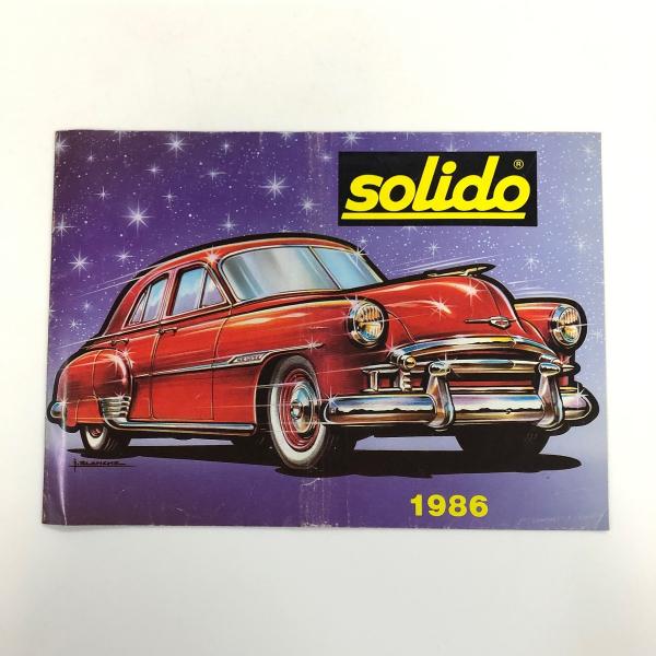 現品　Solido　1986　ミニカー　カタログ