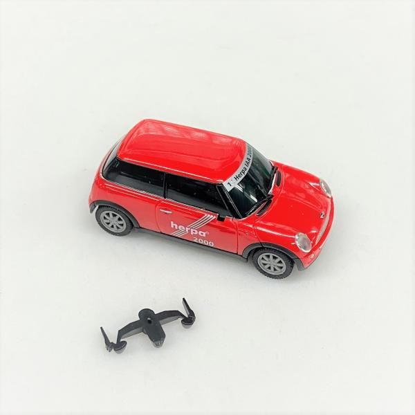 現品　herpa 1/87 MESSEMODEL NEW BMW MINI IAA2000　ミニカー