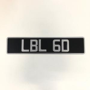英国ナンバープレート・LBL6D｜minimaruyama