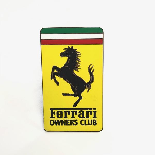 現品　Ferrari　OWNERS　CLUB　グリルバッチ