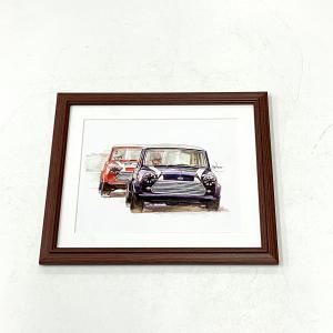 ミニ　絵画　古美術 葛藤 額付き複製画 （ラミネート） 絵画 pippi 通販 5051374