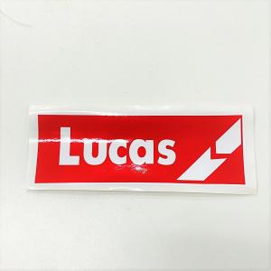 LUCAS　ステッカー　レッド｜minimaruyama