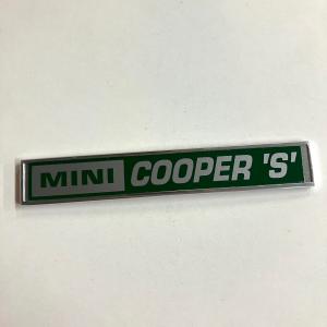現品　MINI COOPER "S" リアエンブレム（貼り付けタイプ）｜minimaruyama