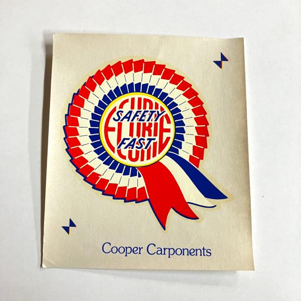 ECURIE SAFETY FAST　ロゼッタマーク　水貼り　ステッカー