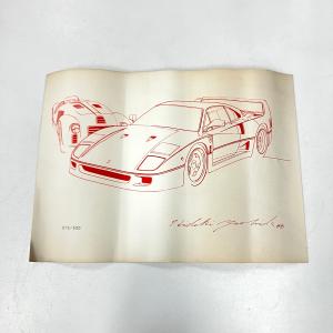 現品　Ferrari F40　イラストレーション作品