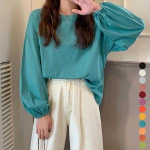 長袖Tシャツ ドロップショルダーtシャツ【ネコポス投函】