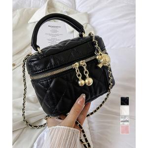 バニティバッグ ショルダー キルティングバッグ レディース ミニ