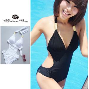 水着 体型カバー レディース スリム セクシー ビキニ ワンピース水着 メ便不可