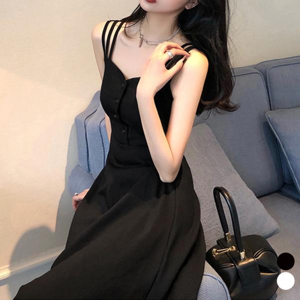 韓国風 キャミワンピース レディース 夏【ネコポス投函】