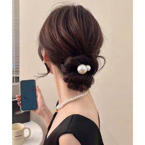 パールヘアゴム 韓国風 ヘアアクセサリー【ネコ...の詳細画像5