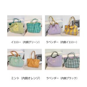 トートバッグ リバーシブル2way韓国風【ネコ...の詳細画像1