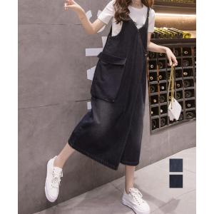 デニム ロングスカート レディースセットアップ の商品一覧 オールインワン セットアップ ファッション 通販 Yahoo ショッピング