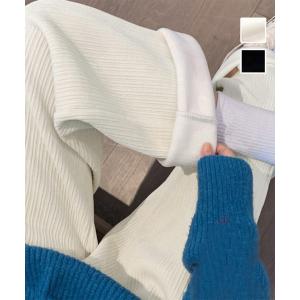 裏起毛 コーデュロイパンツ レディース冬