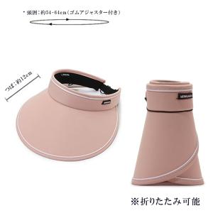 韓国サンバイザー つば広 レディース 夏の詳細画像2
