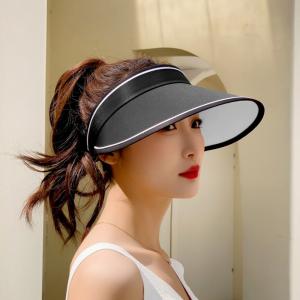 韓国サンバイザー つば広 レディース 夏の詳細画像4