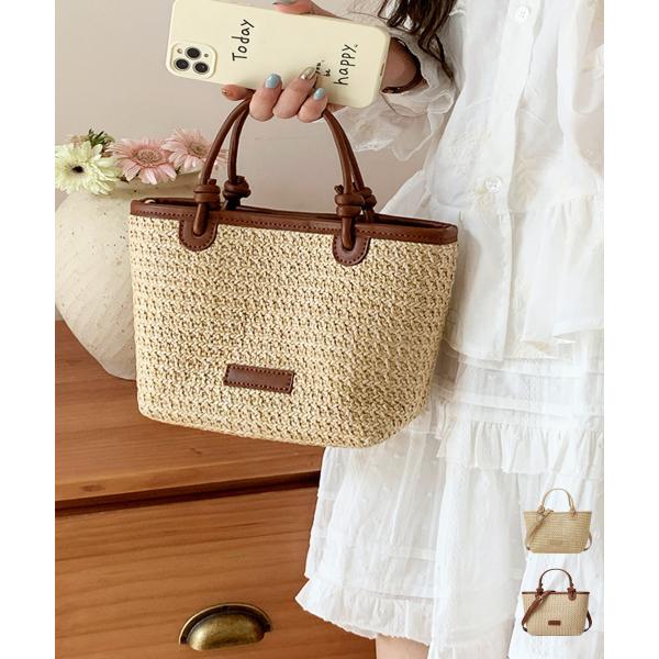 ミニカゴバッグ ショルダーバッグ ミニ鞄