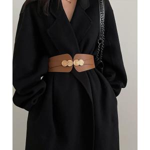バックルベルト レディース ゴム PU【ネコポ...の詳細画像5