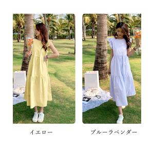 ティアード ワンピース ギャザーワンピ【在庫限...の詳細画像1
