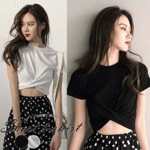 ヘソ出し tシャツ レディース 半袖【ネコポス投函】