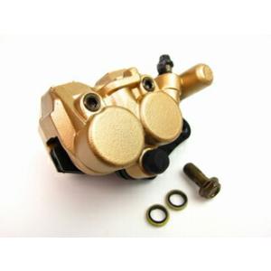 ブレーキキャリパー2ポットゴールド